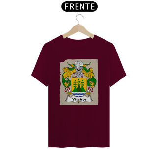 Nome do produto Brasão Família Viveiros Origem Camiseta Sobrenome