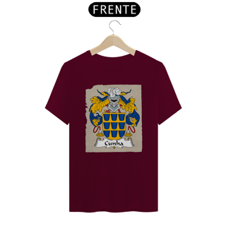 Nome do produto Brasão Família Cunha Origem Camiseta Sobrenome