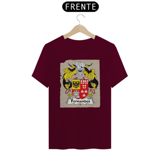 Nome do produto Brasão Família Fernandes Camiseta Sobrenomes Símbolos