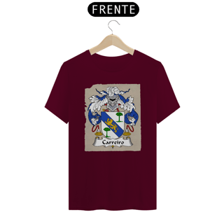 Nome do produto Brasão Família Carreiro Camiseta Sobrenome Origem
