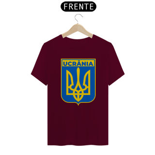 Nome do produto Brasão Bandeira Ucrânia | Camiseta Bandeira Países