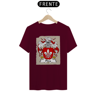 Nome do produto Brasão Família Piva Origem Historia Camiseta Sobrenome