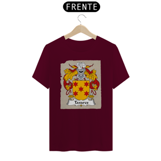 Nome do produto Brasão Família Tavares Origem Historia Camiseta Sobrenome 