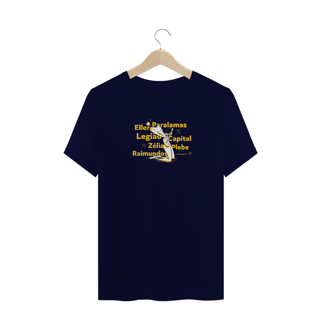 Nome do produto Camiseta Capital do Rock amarela - Plus Size