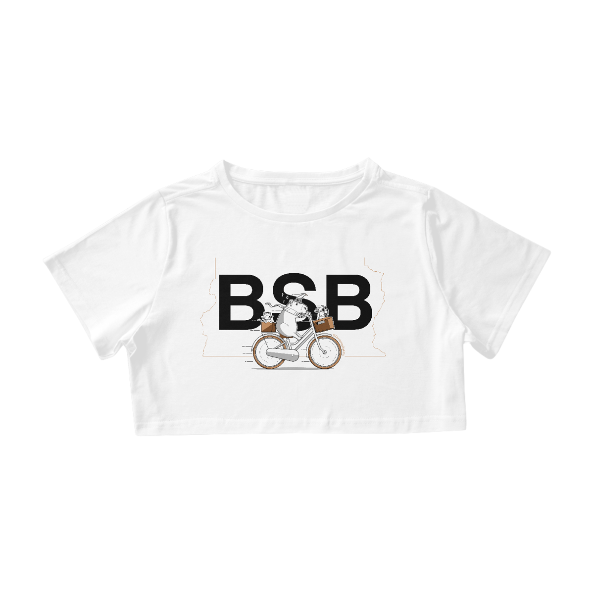 Nome do produto: Cropped Capivara BSB