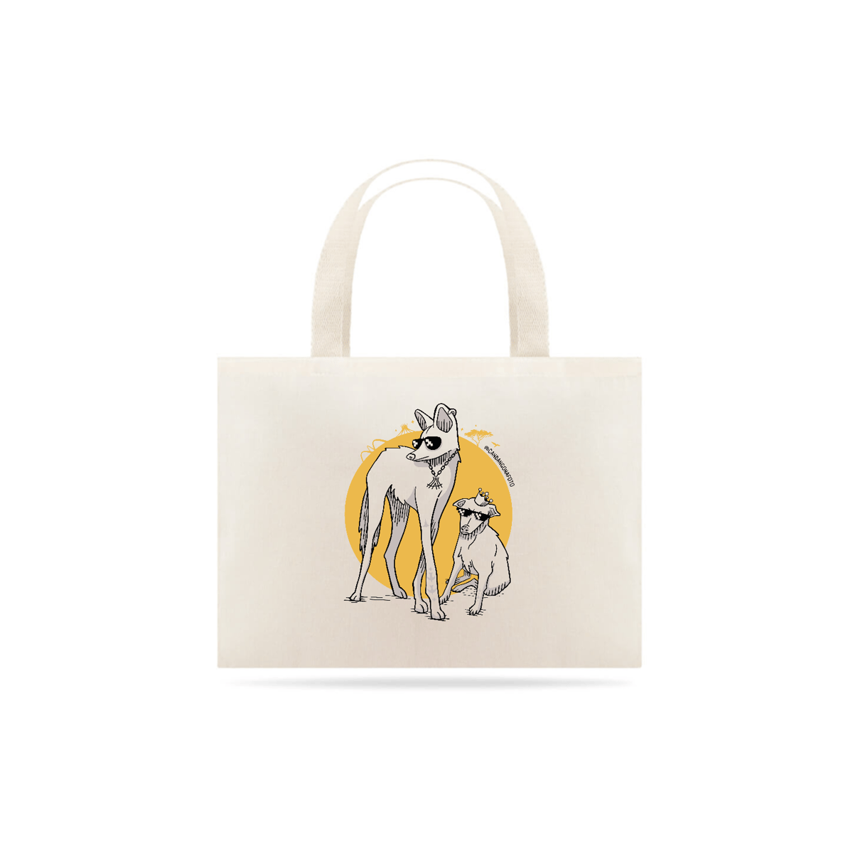 Nome do produto: Ecobag Guará e Caramelo Vida Loka