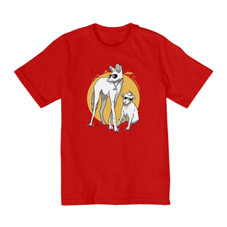 Nome do produto Camiseta Guará e Caramelo Vida Loka - 2 a 8 anos