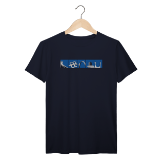 Camiseta reta ícones Brasília