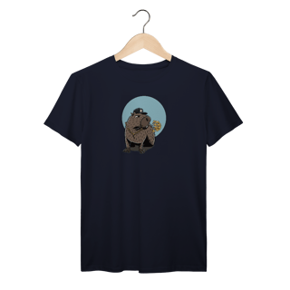 Nome do produto Camiseta reta punchline - capivara