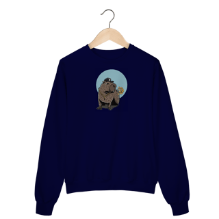 Nome do produto Moletom fechado punchline - capivara
