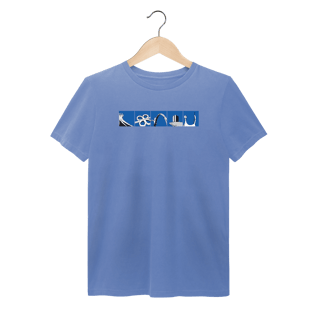 Nome do produto Camiseta estonada reta ícones Brasília