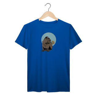 Nome do produto Camiseta reta punchline - capivara