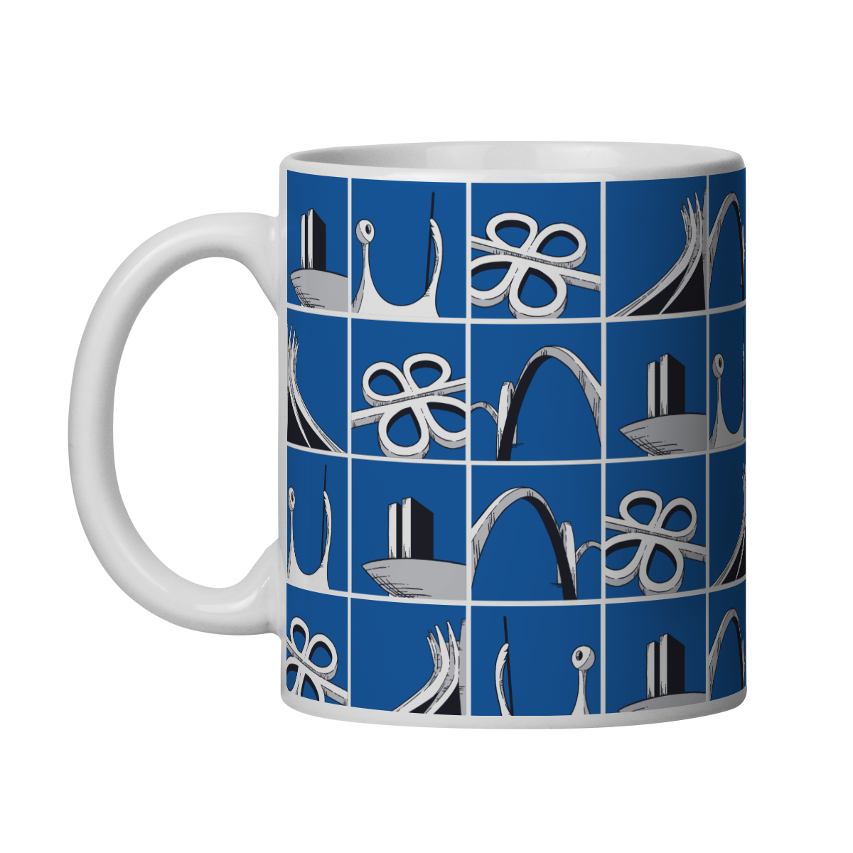 Nome do produto: Caneca ícones brasília