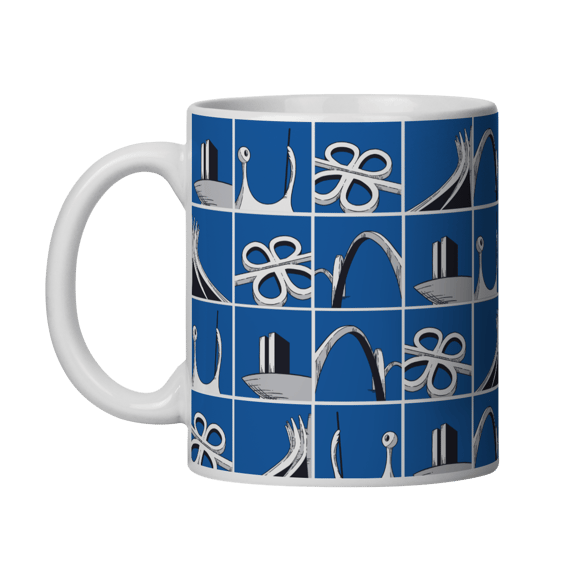 Caneca ícones brasília