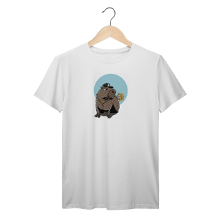 Nome do produto Camiseta reta punchline - capivara