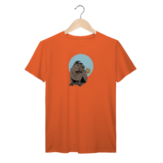 Nome do produto Camiseta reta punchline - capivara