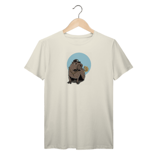 Nome do produto Camiseta reta punchline - capivara