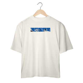Nome do produto Camiseta Oversized ícones Brasília