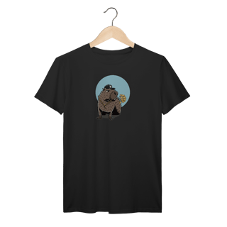 Nome do produto Camiseta reta punchline - capivara