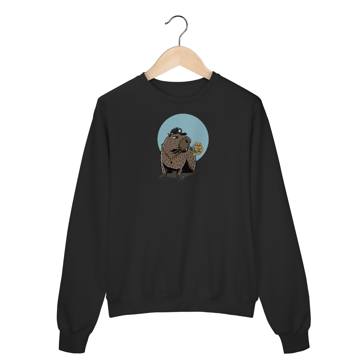Nome do produto: Moletom fechado punchline - capivara