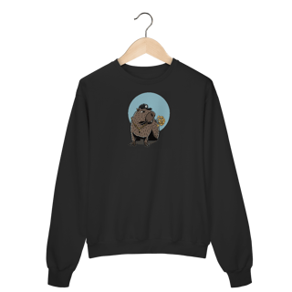 Nome do produto Moletom fechado punchline - capivara