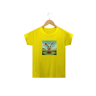 Nome do produto Coelhino da Páscoa 04<br>Camiseta Clássica Infantil