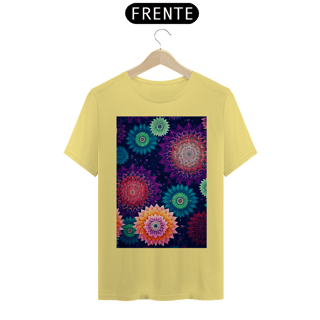 Nome do produto Coleção Mandalas 03<br>T-Shirt Unissex Estonada
