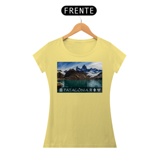 Nome do produto Coleção Patagônia 01<br>T-Shirt Feminina Estonada