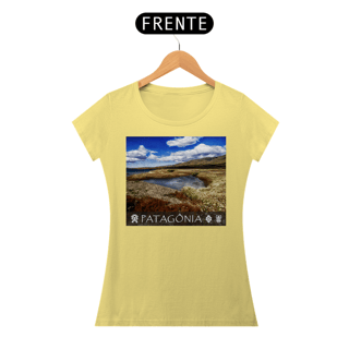 Nome do produto Coleção Patagônia 06<br>T-Shirt Feminina Estonada