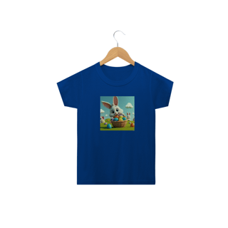 Nome do produto Coelhino da Páscoa 06<br>Camiseta Clássica Infantil