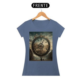 Nome do produto Coleção Tempus Fugit 01<br>T-Shirt Feminina Estonada