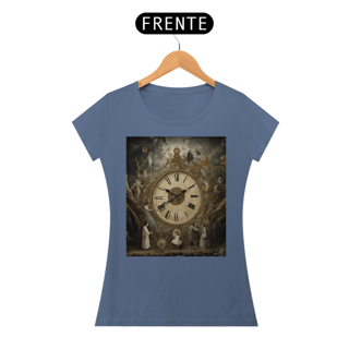 Nome do produto Coleção Tempus Fugit 02<br>T-Shirt Feminina Estonada