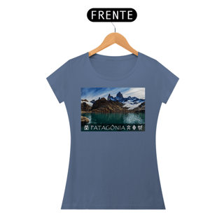 Nome do produto Coleção Patagônia 01<br>T-Shirt Feminina Estonada