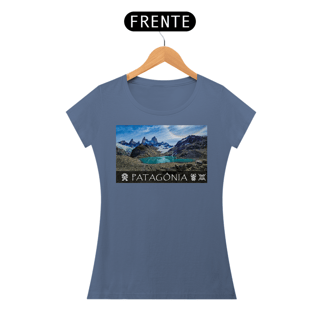Nome do produto Coleção Patagônia 02<br>T-Shirt Feminina Estonada