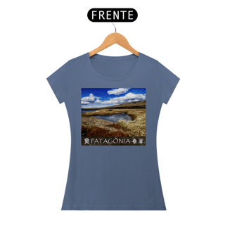 Nome do produto Coleção Patagônia 06<br>T-Shirt Feminina Estonada