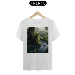 Nome do produto Coleção Rain Forest 08<br>T-Shirt Unissex Prime