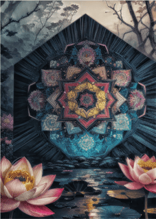Nome do produto Coleção Mandalas 01<br>Poster / Retrato