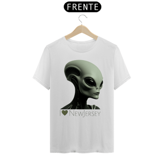 Nome do produto Alien: I ♥ New Jersey<br>T-Shirt Unissex Prime