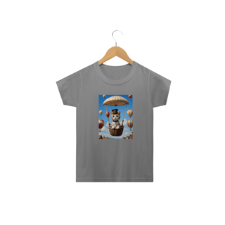 Nome do produto Gatinho Aventureiro<br>T-Shirt Classic Infantil