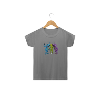 Nome do produto Aliens fazendo selfie<br>Camiseta Clássica Infantil 