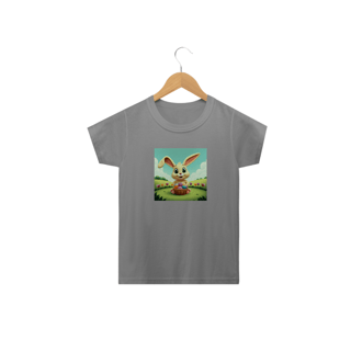 Nome do produto Coelhino da Páscoa 04<br>Camiseta Clássica Infantil