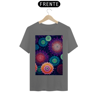 Nome do produto Coleção Mandalas 03<br>T-Shirt Unissex Estonada