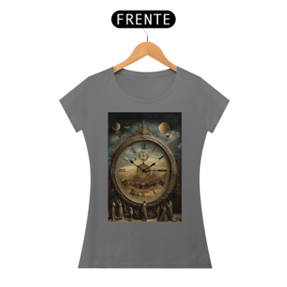Nome do produto Coleção Tempus Fugit 06<br>T-Shirt Feminina Estonada