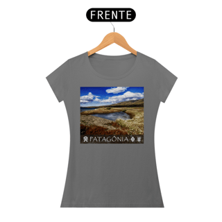 Nome do produto Coleção Patagônia 06<br>T-Shirt Feminina Estonada