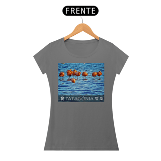Nome do produto Coleção Patagônia 08<br>T-Shirt Feminina Estonada