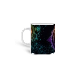Nome do produto Coleção Mandalas 05 - Caneca de Porcelana