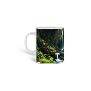 Nome do produto Coleção Rain Forest 02<br>Caneca de Porcelana