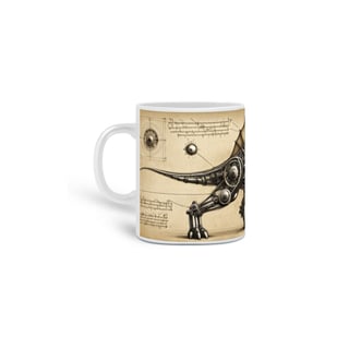 Nome do produto Coleção Da Vinci Imaginário 03<br>Caneca de Porcelana