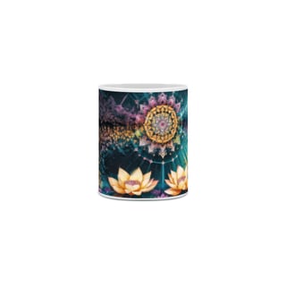 Nome do produto Coleção Mandalas 02<br>Caneca de Porcelana