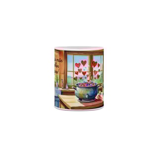 Nome do produto Amor de mãe: o melhor tempero!<br>Caneca de Porcelana